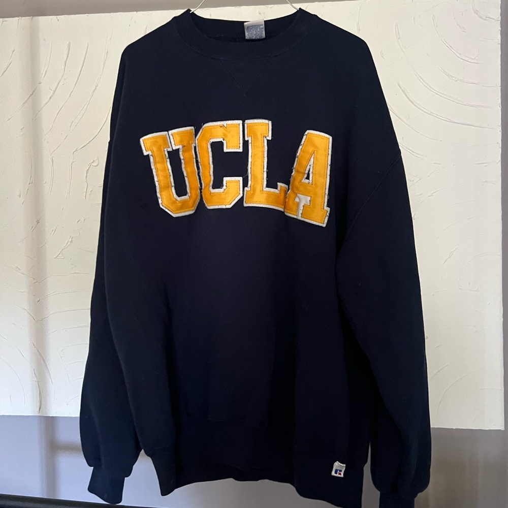 vintage navy blue UCLA crewneck sweater